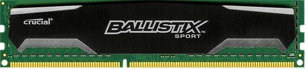 Оперативна пам’ять Micron Crucial Ballistix Sport DDR3 1x4GB BLS4G3D1609DS1S00CEU