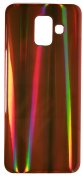 Чохол Milkin for Samsung A6 2018 - Glass Rainbow case Superslim Red