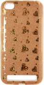 Чохол Milkin for Xiaomi redmi 5A - Glitter Heart series Superslim Gold