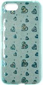 Чохол Milkin for Huawei Y5 2018 - Glitter Heart series Superslim Green