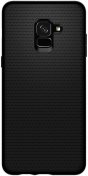 Чохол Spigen for Samsung Galaxy A8 Plus 2018 - Liquid Air Matte Black  (591CS22757)