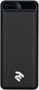Батарея універсальна 2E Power Bank 20000mAh 2xUSB Black (2E-PB2005A-BLACK)