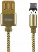 Кабель Remax Gravity Series Magnetic AM/ Micro USB 1m Gold (RC-095M-GOLD)