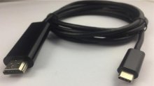 Перехідник 2E Type-C to HDMI 1.8m Black (2E-W1706)
