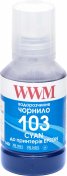 Чорнило WWM for Epson L3100/3110/3150 Cyan 140g