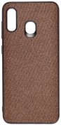 Чохол Milkin for Samsung A305/A30 2019 - Creative Fabric Phone Case Brown