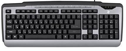 Клавіатура, 2E KM1010 USB Gray