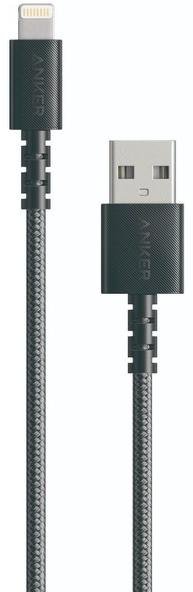 Кабель Anker Powerline Select plus V3 AM / Lightning MFI 0.9m Black  (A8012H11)