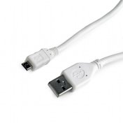 Кабель Cablexpert AM / Micro USB 0.1m White (CCP-mUSB2-AMBM-W-0.1M)