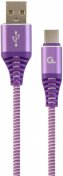 Кабель Cablexpert premium AM / Type-C 1m Purple (CC-USB2B-AMCM-1M-PW)