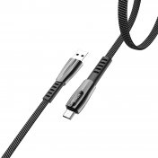 Кабель Hoco U70 Splendor AM / Micro USB 1m Dark gray (U70 Micro Dark gray)