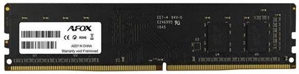Оперативна пам’ять AFOX DDR4 1x4GB AFLD44FK1P