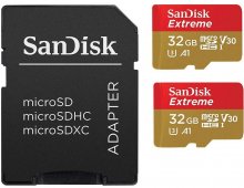 Карта пам'яті SanDisk Extreme V30 Micro SDHC 32GB SDSQXAF-032G-GN6AT