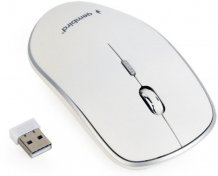Мишка, Gembird MUSW-4B-01-W Wireless, White