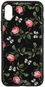 Чохол WK for Apple iPhone Xs/X WPC-061 Flowers RD/BK  (681920359838)