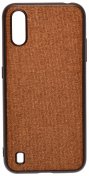 Чохол Milkin for Samsung A01 A015 2020 - Creative Fabric Phone Case Brown