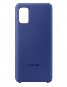 Чохол Samsung for Galaxy A41 A415 - Silicone Cover Blue  (EF-PA415TLEGRU)