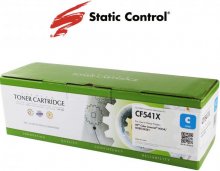 Совместимый картридж Static Control HP CLJP CF541X (203X) Cyan (002-01-SF541X)
