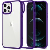 Чохол Spigen for iPhone 12 Pro Max - Crystal Hybrid Hydrangea Purple  (ACS01478)