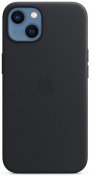 Чохол Apple for iPhone 13 - Leather Case with MagSafe Midnight  (MM183)