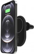 Кріплення для мобільного телефону Belkin Car Mount Magnetic Charging Qi Black (WIC004BTBK-NC)