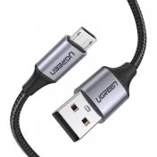 Кабель UGREEN US290 2.4A AM / Micro USB 1m Black (UGR-60146)