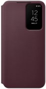 Чохол Samsung for Galaxy S22 - Smart Clear View Cover Burgundy  (EF-ZS901CEEGRU)