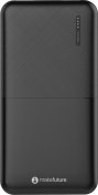 Батарея універсальна MakeFuture Power Bank 10000mAh 20W PD QC Black (MPB-103BK)