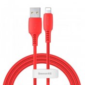 Кабель Baseus Colourful 2.4A AM / Lightning 1.2m Red  (CALDC-09)