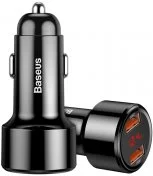 Автомобільний зарядний пристрій Baseus Magic Series Dual QC 45W 2xUSB Black (CCMLC20A-01)