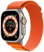 Смарт годинник Apple Watch Series Ultra 49mm Titanium Case with Orange Alpine Large  (MQFM3)