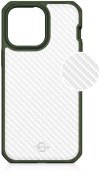 Чохол iTSkins for iPhone 14 Pro HYBRID R TEK Olive Green and Transparent  (AP4X-HBTEK-KATR)