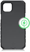 Чохол iTSkins for iPhone 14 Plus VAULT R SOLID with MagSafe Charcoal Black (AP4R-VAMSO-CABL)