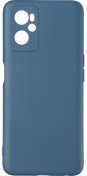 Чохол Mobiking for Oppo A96 - Full Soft Case Dark Blue  (91348)