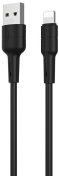 Кабель BOROFONE BX30 2.4A AM / Lightning 1m Black  (BX30LB)