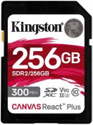 Карта пам'яті Kingston Canvas React Plus V90 SDXC 256GB (SDR2/256GB)