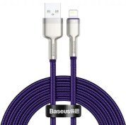 Кабель Baseus Cafule Metal 2.4A AM / Lightning 2m Purple  (CALJK-B05)
