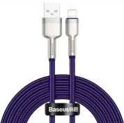 Кабель Baseus Cafule Metal 2.4A AM / Lightning 2m Purple (CALJK-B05)