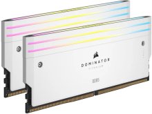 Оперативна пам’ять Corsair Dominator Titanium RGB DDR5 White 2x16GB (CMP32GX5M2B6000C30W)