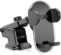 Кріплення для мобільного телефону Hoco H3 Shiny press type car holder center console Black (6931474790231)