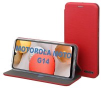 Чохол BeCover for Motorola G14 - Exclusive Burgundy Red  (710235)