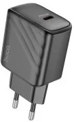 Зарядний пристрій Hoco CS22A Value Single Port 30W Black (6942007609913)