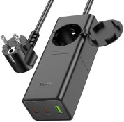 Зарядний пристрій Hoco NS4 Sharp 65W Black  (6942007617352)