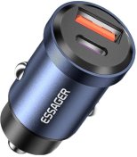 Автомобільний зарядний пристрій Essager Gyroscope Mini 45W Blue (ECCAC45-TL03-Z)