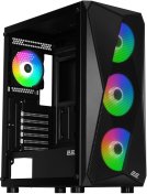 Корпус 2E Gaming Aruba G3313B Black with window (2E-G3313B)