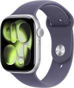 Смарт годинник Apple Watch Series 11 GPS - 46mm Silver Aluminium Case with Purple Fog Sport Band - S/M (MEV94)