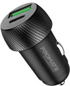 Автомобільний зарядний пристрій Promate DriveGear-20W Black (drivegear-20w.black)