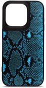 Чохол Harder for Apple iPhone 14 Pro - Genuine Snake Dark Blue (ARM76787)