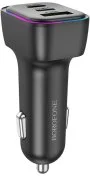 Автомобільний зарядний пристрій BOROFONE BZ28C Trophie 60W Black (6941991110870)