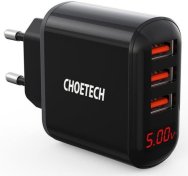 Зарядний пристрій Choetech Q5009 2.4A Black (Q5009-EU)